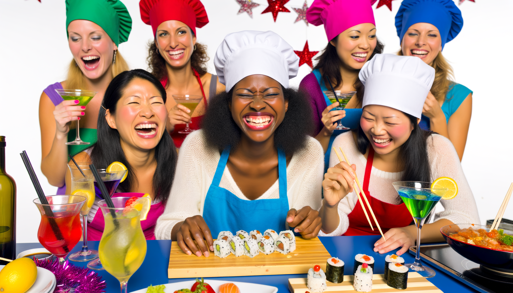 A culinary adventure theme for a bachelorette party